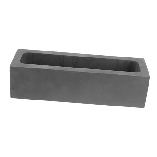 Homoyoyo Graphit Schmelztiegel Gießform mit Glatten Kanten für Gold Silber Metallgießen und Reinigen Praktische Graphitform für Kleine Volumen Metallgießarbeiten von Homoyoyo