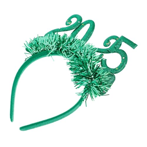 Homoyoyo Grünes Neujahr Stirnband mit Goldfolie Glitzer Festlicher Haarschmuck für Silvesterparty Leichter Haarreif für Haartypen Farbenfrohes Foto Requisit für Neujahrsfeier Homoyoyo Grünes Neujahr Stirnband mit Goldfolie Glitzer Festlicher Haarschmuck für Silvesterparty Leichter Haarreif für Haartypen Farbenfrohes Foto Requisit für Neujahrsfeier von Homoyoyo