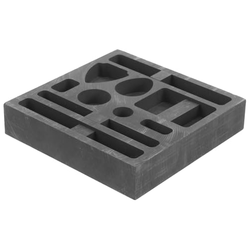 Homoyoyo Gussformen aus Graphit Gussblockform schmelzendes Gießwerkzeug Schmelzformen Graphitform Herstellung Schmelztiegel-Kit Schmelzguss Schmuckschmelzmodell Gussform aus Metall Schwarz Homoyoyo Gussformen aus Graphit Gussblockform schmelzendes Gießwerkzeug Schmelzformen Graphitform Herstellung Schmelztiegel-Kit Schmelzguss Schmuckschmelzmodell Gussform aus Metall Schwarz von Homoyoyo