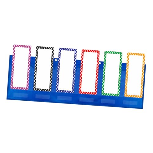 Homoyoyo Hängende Aufbewahrungstasche Fächer Bunte Etiketten Wand Organizer mit Haken Platzsparend für Büro Klassenzimmer Zuhause Homoyoyo Hängende Aufbewahrungstasche Fächer Bunte Etiketten Wand Organizer mit Haken Platzsparend für Büro Klassenzimmer Zuhause von Homoyoyo