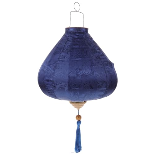 Homoyoyo Hängende Laterne Mit Quasten Handgefertigte wasserdichte Papierlaterne Im Vietnamesischen Stil Für Garten Und Raumdekoration von Homoyoyo