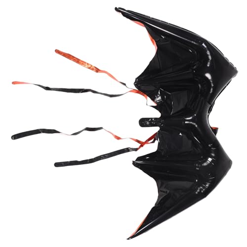 Homoyoyo Halloween Bat Wing Folienballon Gruselige Dekoration Für -themenpartys Auffällige Schwarze Fledermausflügel Für Fesselnde Halloween- von Homoyoyo