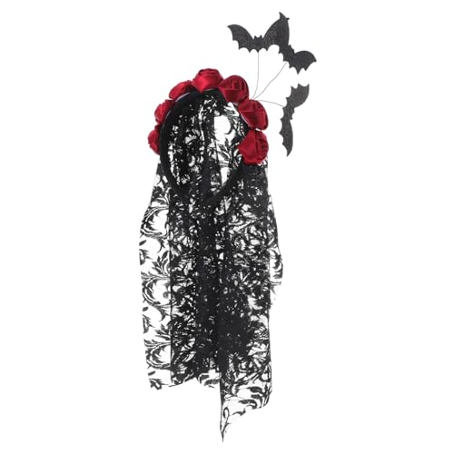 Homoyoyo Halloween Fledermaus Haarreif mit Künstlicher Langlebiges Schwarzes Netzstoff Accessoire Wiederverwendbar für Damen für Halloween Day Of The Dead und Mottopartys Homoyoyo Halloween Fledermaus Haarreif mit Künstlicher Langlebiges Schwarzes Netzstoff Accessoire Wiederverwendbar für Damen für Halloween Day Of The Dead und Mottopartys von Homoyoyo