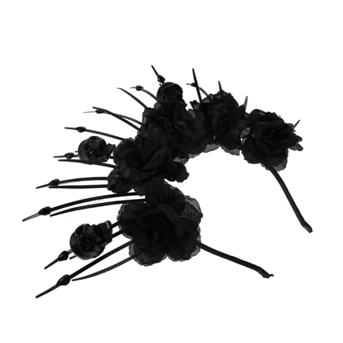 Homoyoyo Halloween Haarreif Skull Headband aus Stabilem Material Vielseitig für Kostüm und Mottopartys Langlebig Bequem und Auffällig Perfektes Accessoire für Halloween Kostüm und Partylook von Homoyoyo