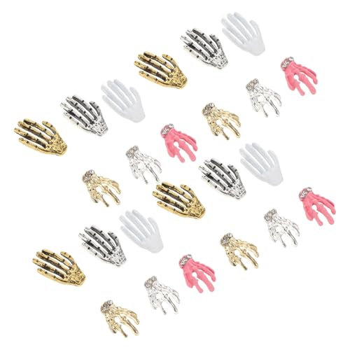 Homoyoyo Halloween Nail Charms Metall Alloy Nagelornamente Schädel Hand Palm für Diy Nageldesign Nail Art Zubehör für Gruselige Halloween Nägel und Maniküre Homoyoyo Halloween Nail Charms Metall Alloy Nagelornamente Schädel Hand Palm für Diy Nageldesign Nail Art Zubehör für Gruselige Halloween Nägel und Maniküre von Homoyoyo
