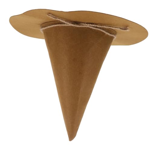 Homoyoyo Halloween Scarecrow Spitzhut Leicht Brauner Karnevalshut für Erwachsene Halloween Kostüm Zubehör für Party Cosplay und Festliche Dekorationen Homoyoyo Halloween Scarecrow Spitzhut Leicht Brauner Karnevalshut für Erwachsene Halloween Kostüm Zubehör für Party Cosplay und Festliche Dekorationen von Homoyoyo