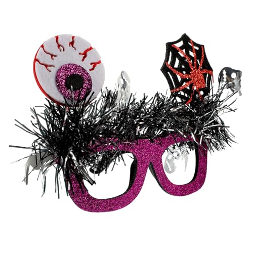 Homoyoyo Halloween und Erwachsenen Partybrille mit Kreativen Halloween Motiven Einstellbare Cosplay Requisite Dekorative Spaßbrille für Karneval und Kostümfeste Homoyoyo Halloween und Erwachsenen Partybrille mit Kreativen Halloween Motiven Einstellbare Cosplay Requisite Dekorative Spaßbrille für Karneval und Kostümfeste von Homoyoyo