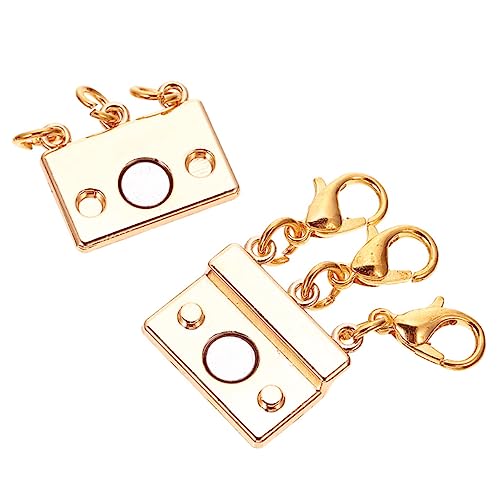 Homoyoyo Halskettenschichtverschluss Magnetverschluss Ringverschluss Für Mehrlagige Halsketten Schmuck Zubehör Für DIY Schmuckherstellung Vielseitig Einsetzbar von Homoyoyo