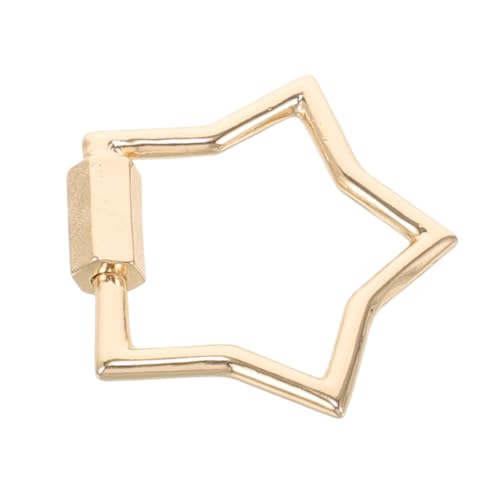 Homoyoyo Haltbarer Schraubverschluss für Schmuck Fünfzackiger Stern Anhänger Glänzend Diy und Armbandverbinder Robust und Vielseitig Einsetzbar Homoyoyo Haltbarer Schraubverschluss für Schmuck Fünfzackiger Stern Anhänger Glänzend Diy und Armbandverbinder Robust und Vielseitig Einsetzbar von Homoyoyo
