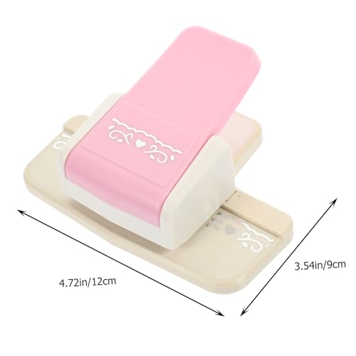 Homoyoyo Handgefertigter Papierstanzer Tragbarer Motivlocher mit Feiner Verarbeitung Langlebig und Komfortabel für Scrapbooking Kartenherstellung und DIY Bastelprojekte Zufällige Farbe von Homoyoyo