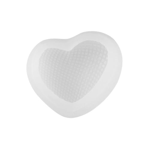 Homoyoyo Handgemachte Silikonform für Herzseifen Empfindliche Form für DIY Desserts Umweltfreundliches Material für Zuhause und Bäckerei Stark und Langlebig von Homoyoyo
