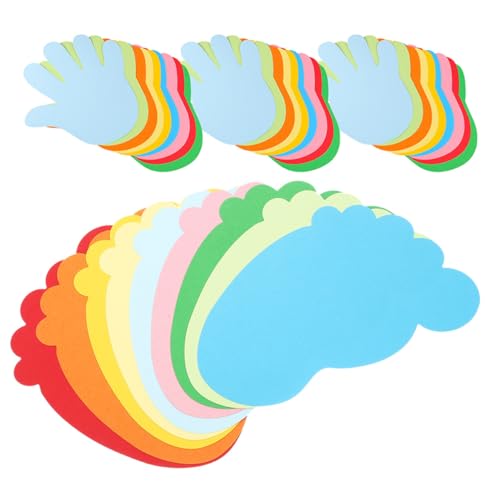 Homoyoyo Handgeschnittene Papier ausschnitte Frühling Dekoration Fuß Handformen Papierboard für DIY Bastelprojekte Klassenzimmer und Party Wanddeko Homoyoyo Handgeschnittene Papier ausschnitte Frühling Dekoration Fuß Handformen Papierboard für DIY Bastelprojekte Klassenzimmer und Party Wanddeko von Homoyoyo