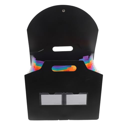 Homoyoyo Handlicher Akkordeon ordner mit Traggriff Transparenter Innenseite Praktischer Dokumentenorganizer für Büro und Zuhause Mehrschichtige Aufbewahrung für Unterlagen und Papiere Homoyoyo Handlicher Akkordeon ordner mit Traggriff Transparenter Innenseite Praktischer Dokumentenorganizer für Büro und Zuhause Mehrschichtige Aufbewahrung für Unterlagen und Papiere von Homoyoyo