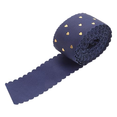 Homoyoyo Herz Ribbon mit Goldfolie Yards Lace für Hochzeiten Partys und Diy Dekorationen Dunkelblau Flexibles und Langlebiges Material für Kreative Projekte Homoyoyo Herz Ribbon mit Goldfolie Yards Lace für Hochzeiten Partys und Diy Dekorationen Dunkelblau Flexibles und Langlebiges Material für Kreative Projekte von Homoyoyo