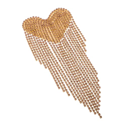 Homoyoyo Herz Strass Applikation mit Quaste Handgefertigter Flicken für Kleidung für Hochzeiten Partys und Bühnenauftritte Langlebig Modisches Design Vielseitige Verwendung Homoyoyo Herz Strass Applikation mit Quaste Handgefertigter Flicken für Kleidung für Hochzeiten Partys und Bühnenauftritte Langlebig Modisches Design Vielseitige Verwendung von Homoyoyo