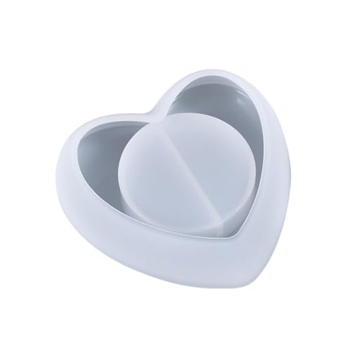 Homoyoyo Herzförmige Silikon kerzenhalterform DIY Gießform für Handgemachte Kerzenständer Langlebig Leicht mit Dekorationen für Kreative Wohnraumgestaltung Homoyoyo Herzförmige Silikon kerzenhalterform DIY Gießform für Handgemachte Kerzenständer Langlebig Leicht mit Dekorationen für Kreative Wohnraumgestaltung von Homoyoyo