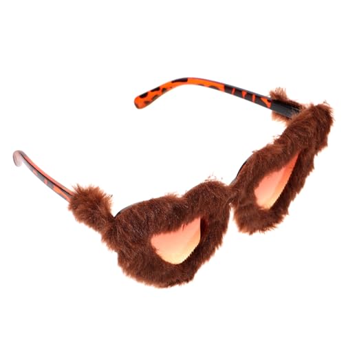 Homoyoyo Herzförmige Sonnenbrille Lustige Plüschige Partybrille Für Dekorativer Accessoire Für Kostüme Für Festivals Und Besondere Anlässe Homoyoyo Herzförmige Sonnenbrille Lustige Plüschige Partybrille Für Dekorativer Accessoire Für Kostüme Für Festivals Und Besondere Anlässe von Homoyoyo