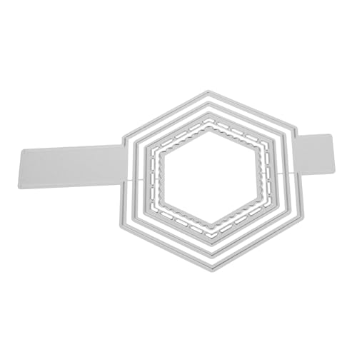 Homoyoyo Hexagon Rahmen Stanzform aus Robustem Kohlenstoffstahl Vielseitige Schneidvorlage für DIY Prägung Foto Dekoration Scrapbooking und Kartenherstellung Einfache Handhabung Langlebiges Homoyoyo Hexagon Rahmen Stanzform aus Robustem Kohlenstoffstahl Vielseitige Schneidvorlage für DIY Prägung Foto Dekoration Scrapbooking und Kartenherstellung Einfache Handhabung Langlebiges von Homoyoyo