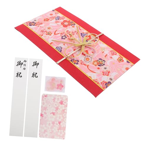 Homoyoyo Hochzeit roter Umschlag Gelegenheit lustig Ort Bargeldumschläge Paket Chinesisches rotes Taschengeld Hochzeitsgeldumschläge Geldumschläge für Bargeld Geldhalter für Bargeld Papier von Homoyoyo