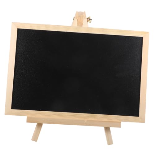 Homoyoyo Hölzerne Tafel Magnetisches Zeichenbrett für Kreidetafel Staffelei Zeichen Mini -Kreidebretter Zeichen Kindertisch Mini-Kreidetafel-Schild Tafelzeichen für den Haushalt von Homoyoyo
