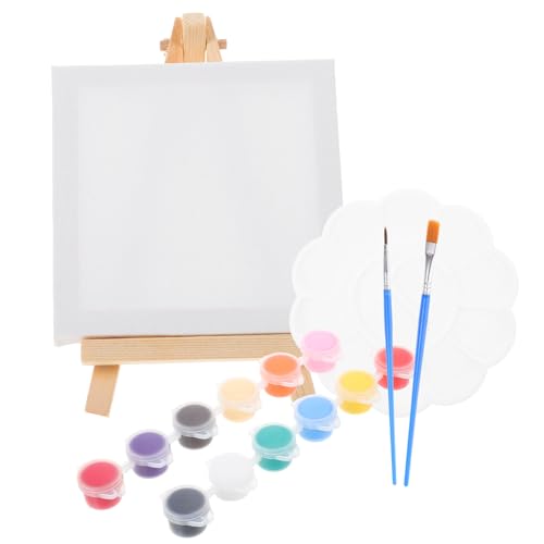 Homoyoyo Holz Display Ständer Teiliges Desktop Malset mit Mini Staffelei Stabiler Dreiecksaufbau für Öl und Acrylbilder Kunststudenten und Hobbykünstler Praktisches Tischzubehör Homoyoyo Holz Display Ständer Teiliges Desktop Malset mit Mini Staffelei Stabiler Dreiecksaufbau für Öl und Acrylbilder Kunststudenten und Hobbykünstler Praktisches Tischzubehör von Homoyoyo