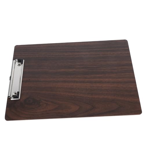 Homoyoyo Holz Klemmbrett aus Walnuss mit Robustem Schreibbrett Tragbares Zeichenbrett für Schule und Büro Kleines Clipboard für Dokumente und Skizzen für Lehrer und Schüler Homoyoyo Holz Klemmbrett aus Walnuss mit Robustem Schreibbrett Tragbares Zeichenbrett für Schule und Büro Kleines Clipboard für Dokumente und Skizzen für Lehrer und Schüler von Homoyoyo