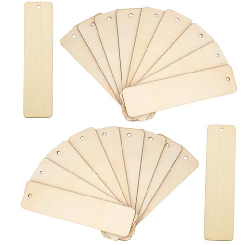 Homoyoyo Holz Lesezeichen Teilig Blanko Book Page Marker Abgerundeten Kanten DIY Basteln und Malen für Kreative Buchornamente für Leser Studenten und Geschenkdekoration Homoyoyo Holz Lesezeichen Teilig Blanko Book Page Marker Abgerundeten Kanten DIY Basteln und Malen für Kreative Buchornamente für Leser Studenten und Geschenkdekoration von Homoyoyo