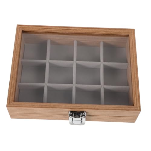 Homoyoyo Holz Schmuckbox mit Fächern und Staubschutzdeckel Samtweiches Innenfutter Große Aufbewahrungsbox für Nageldesign Zubehör Schmuck Ohrringe und Kleine Accessoires Dekorative Homoyoyo Holz Schmuckbox mit Fächern und Staubschutzdeckel Samtweiches Innenfutter Große Aufbewahrungsbox für Nageldesign Zubehör Schmuck Ohrringe und Kleine Accessoires Dekorative von Homoyoyo