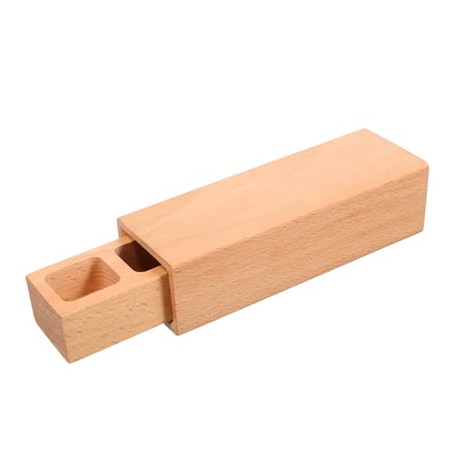 Homoyoyo Holzbox für Stempel mit Schiebedeckel Quadratischer Aufbewahrungskasten für Abzeichen Schmuck Perlen Bastelbedarf Tragbarer Organizer mit Stilvollem Holzdesign Leicht und Homoyoyo Holzbox für Stempel mit Schiebedeckel Quadratischer Aufbewahrungskasten für Abzeichen Schmuck Perlen Bastelbedarf Tragbarer Organizer mit Stilvollem Holzdesign Leicht und von Homoyoyo