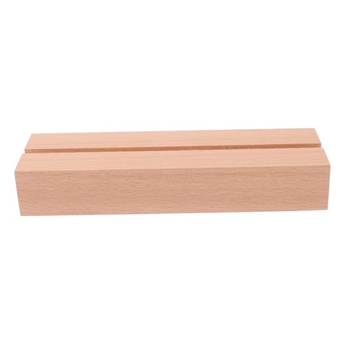 Homoyoyo Holzfuß Tischkartenhalter aus Stabilem Holz für Hochzeiten und Büro Natürlicher Bilderhalter mit Schlitz Eleganter Fotoständer und Kalenderhalter für Stilvolle Tischdekoration Homoyoyo Holzfuß Tischkartenhalter aus Stabilem Holz für Hochzeiten und Büro Natürlicher Bilderhalter mit Schlitz Eleganter Fotoständer und Kalenderhalter für Stilvolle Tischdekoration von Homoyoyo