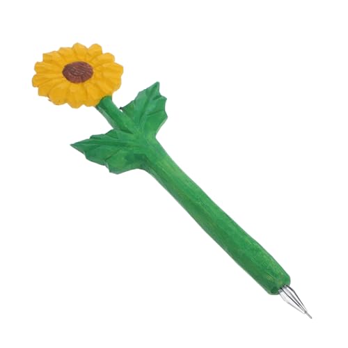 Homoyoyo Holzgravur Sonnenblumen Kugelschreiber Ergonomisch Komfortabel Für Journaling Und Büro Dekoratives Schreibgerät Für Frauen Homoyoyo Holzgravur Sonnenblumen Kugelschreiber Ergonomisch Komfortabel Für Journaling Und Büro Dekoratives Schreibgerät Für Frauen von Homoyoyo