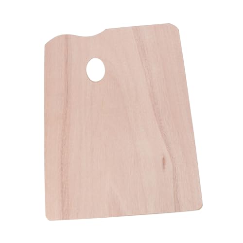 Homoyoyo Holzpalette Ölgemälde Palette Zum Malen Ölgemälde Tablett Quadratische Quadratische Palette Brett Tablett Palette Praktische Farbtablett von Homoyoyo