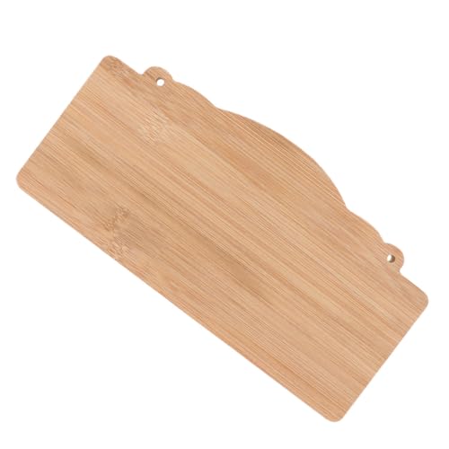 Homoyoyo Holzschild Blanko zum Aufhängen Unlackierte DIY Plakette für Wand und Türdekoration Garten und Innenräume von Homoyoyo