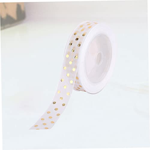 Homoyoyo Hot Stamping Geschenkband mit Silbernen Punkten Polyester Schleifenband für Partydeko DIY Basteln Geschenkverpackung Wiederverwendbar Elegantes Verpackungsband Homoyoyo Hot Stamping Geschenkband mit Silbernen Punkten Polyester Schleifenband für Partydeko DIY Basteln Geschenkverpackung Wiederverwendbar Elegantes Verpackungsband von Homoyoyo
