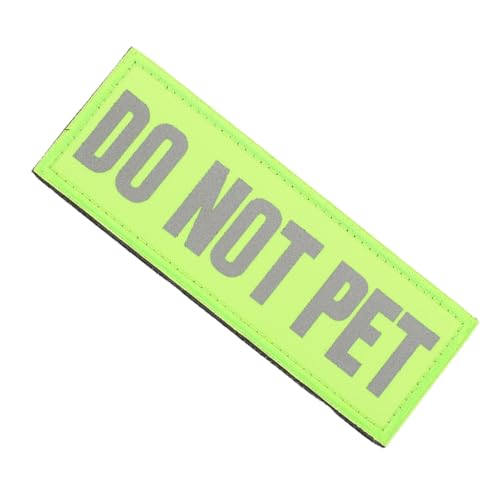 Homoyoyo Hundepatches Für Geschirr Nicht Streicheln Aufnäher Für Hundegeschirr Diensthundewesten-patch Lustiger Diensthund Patch Diensthundepatch Reaktives Hundepflaster Hellgrün Nylon von Homoyoyo