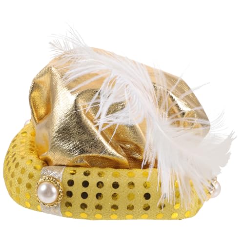 Homoyoyo Hut Karneval Partyhut aus Goldfarben Leicht und Bequem als Foto Requisite und Festival Kopfschmuck für Erwachsene Homoyoyo Hut Karneval Partyhut aus Goldfarben Leicht und Bequem als Foto Requisite und Festival Kopfschmuck für Erwachsene von Homoyoyo