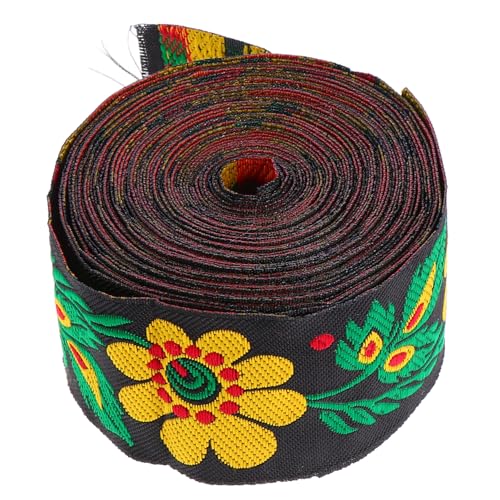 Homoyoyo Jacquardband mit Blumenmuster 5cm Besticktes Webband für Selbstgemacht Kleidung Bastelbedarf Vintage Gewebte Borte für Accessoires Dekorationen 7 Meter Homoyoyo Jacquardband mit Blumenmuster 5cm Besticktes Webband für Selbstgemacht Kleidung Bastelbedarf Vintage Gewebte Borte für Accessoires Dekorationen 7 Meter von Homoyoyo