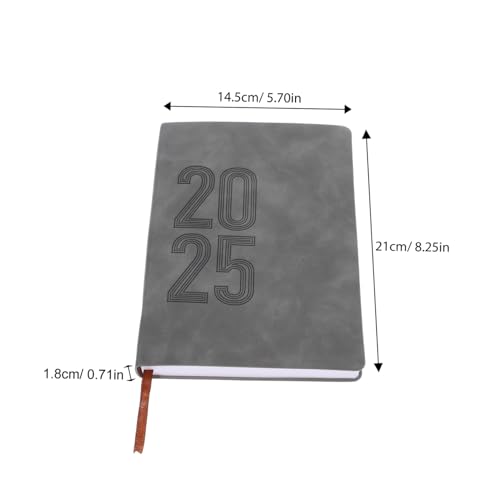 Homoyoyo Jahresplaner Notizblock Tragbarer Tagesplaner Organizer mit Glattem Papier Leichtes Kompaktes Design für Büro Schule Reisen Notizbuch für Tägliche Planung von Homoyoyo