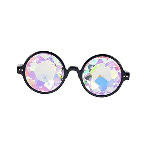 Homoyoyo Kaleidoskop Brille Für Festivals – Rave Ausrüstung Mit -Effekt - Schwarz Prisma Diffraktion Für Unvergessliche Erlebnisse Auf Jedem Event Homoyoyo Kaleidoskop Brille Für Festivals – Rave Ausrüstung Mit -Effekt - Schwarz Prisma Diffraktion Für Unvergessliche Erlebnisse Auf Jedem Event von Homoyoyo