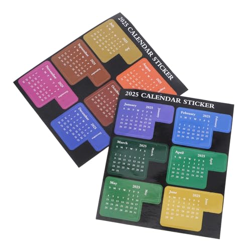 Homoyoyo Kalender Aufkleber Bunte DIY Planer Tabs Monatsindex Haftnotizen für Haushaltsplaner Notizbuch Markierung Leicht Ablösbar und Tragbar für Büro Schule Homoyoyo Kalender Aufkleber Bunte DIY Planer Tabs Monatsindex Haftnotizen für Haushaltsplaner Notizbuch Markierung Leicht Ablösbar und Tragbar für Büro Schule von Homoyoyo
