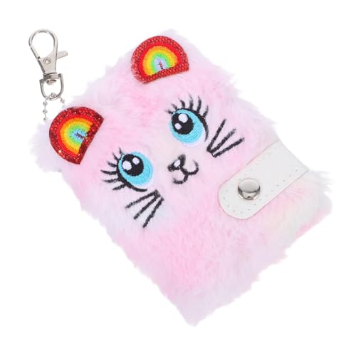 Homoyoyo Kawaii Cartoon Tagebuch mit Schlüsselanhänger Weiches Tragbares Journal für Schüler zum Schreiben und Zeichnen Kreative Scrapbook Funktion Zuverlässige Papierqualität Lebendiges von Homoyoyo