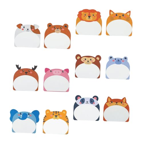 Homoyoyo Kawaii Cartoon Tierförmige Haftnotizen Set Selbstklebende Notizblöcke Niedliche Tierdesigns für Büro Schule und Zuhause für Notizen und Erinnerungen Homoyoyo Kawaii Cartoon Tierförmige Haftnotizen Set Selbstklebende Notizblöcke Niedliche Tierdesigns für Büro Schule und Zuhause für Notizen und Erinnerungen von Homoyoyo