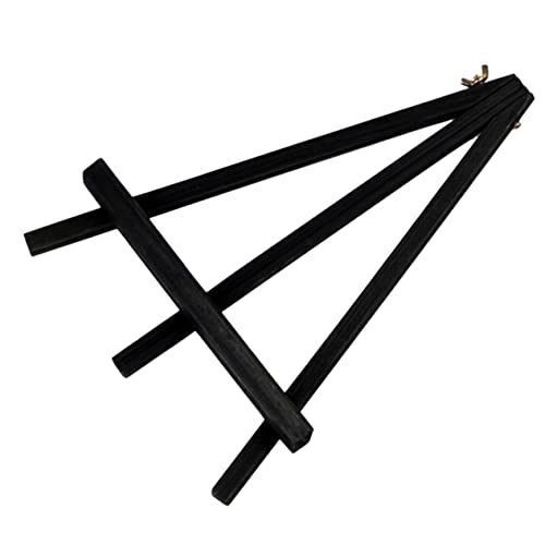 Homoyoyo Kinderstaffelei Kunststaffelei Mini Schwarz Einfach Stativ-staffelei-ausstellungsständer Für Staffeleien Zum Malen Für Erwachsene Mini-display Hölzern Black von Homoyoyo