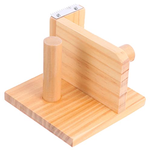 Homoyoyo Klebebandschneider Aus Holz Spender Wickel Und Bastelband Schneideset Klebeband Schneidewerkzeug Klebeband Schneidegerät Klebebandhalter Desktop Klebebandschneider Braun von Homoyoyo