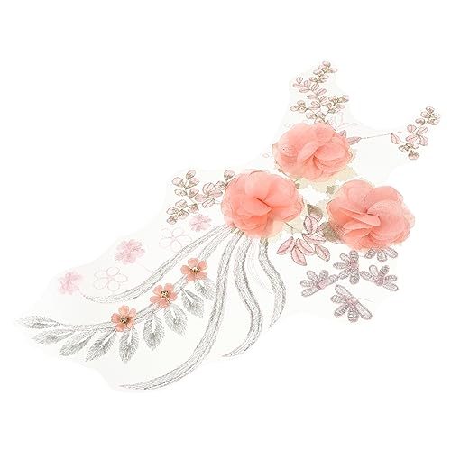 Homoyoyo Kleiderflicken Stickereiflecken Applikationen zum Nähen von Blumen Blumen- trimmen Dekoration stoffblumen stoffblüten Craft-Patches Patches nähen von Homoyoyo