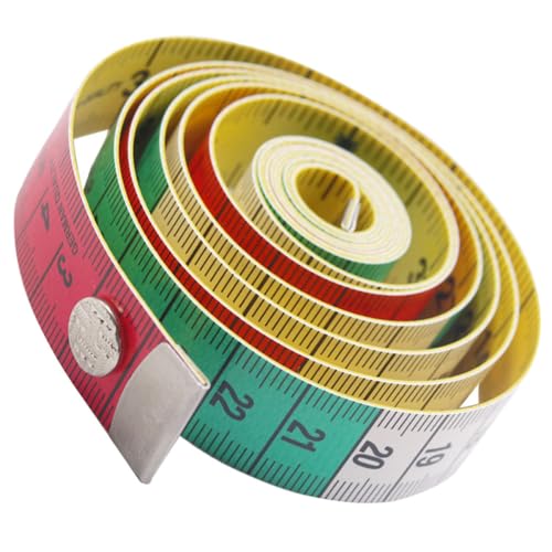 Homoyoyo Körpermaßband Tragbares Maßband Vintage Design Vielseitig Einsetzbar für Taillenumfang Körpermaße und Stoffmessungen Hochwertigen Materialien Gefertigt Leicht von Homoyoyo