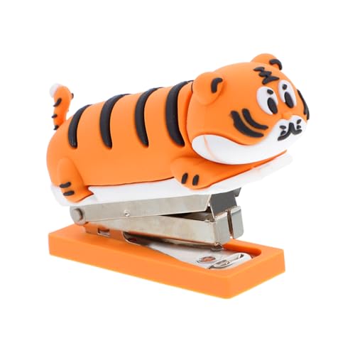 Homoyoyo Kompakter Tiger Hefter Tragbarer Cartoon Mini Hefter für Studenten Niedliches Heftgerät für Büro und Schule Praktische Heftmaschine für Unterwegs Homoyoyo Kompakter Tiger Hefter Tragbarer Cartoon Mini Hefter für Studenten Niedliches Heftgerät für Büro und Schule Praktische Heftmaschine für Unterwegs von Homoyoyo