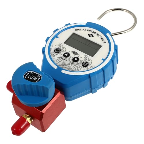 Homoyoyo Kühlsystem Druckmessgerät für Klimaanlagen Digitaler Manifold Drucktester mit Stabilem Design und Präzisen Messungen für Installation und von Homoyoyo