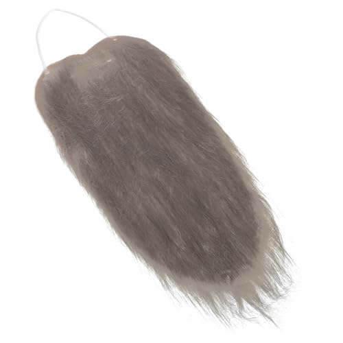 Homoyoyo Künstlicher Bart Kostüm Gesichtsbehaarung Bart Make-up Falscher Schnurrbart Bart-Halloween Bart Gefälscht Bärte Für Kostüme Halloween-bart Für Männer Plüschstoffe Dark Grey von Homoyoyo