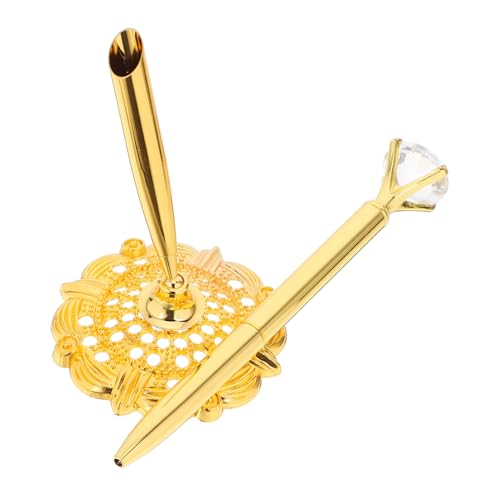 Homoyoyo Kugelschreiber Metall Goldfarbener Ballpoint Stift für Empfangstische Hochzeiten und Gästebücher für Hotels Komfortables Schreiben für Gäste Homoyoyo Kugelschreiber Metall Goldfarbener Ballpoint Stift für Empfangstische Hochzeiten und Gästebücher für Hotels Komfortables Schreiben für Gäste von Homoyoyo